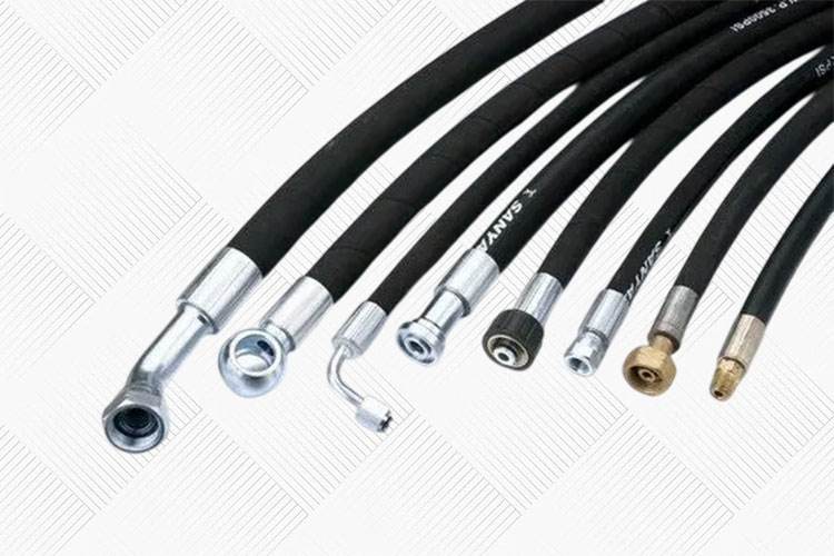 Spiral Rubber Hydraulic Hoses With Assemblies